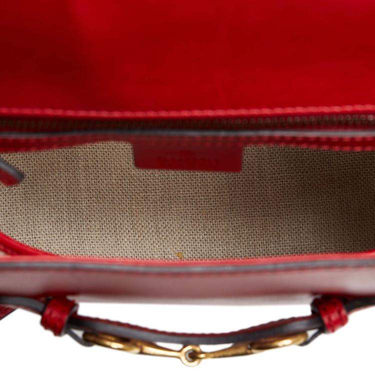 Pre Owned Gucci Leather Lady Web Crossbody Bag
