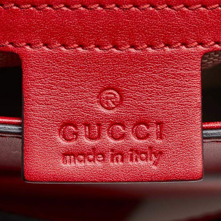 Pre Owned Gucci Leather Lady Web Crossbody Bag