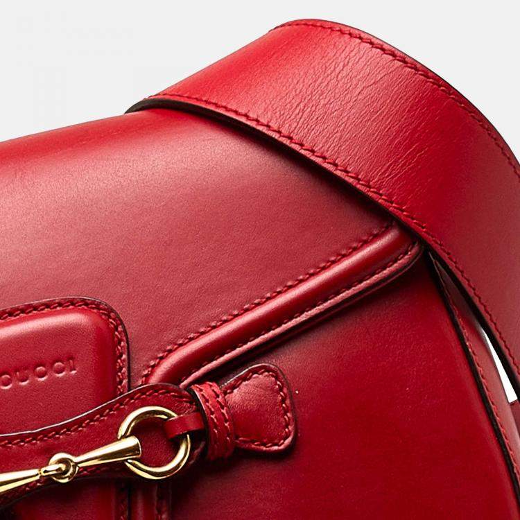 Pre Owned Gucci Leather Lady Web Crossbody Bag