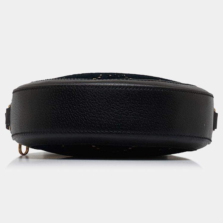 Pre Owned Gucci GG Marmont Round Velvet Crossbody Bag