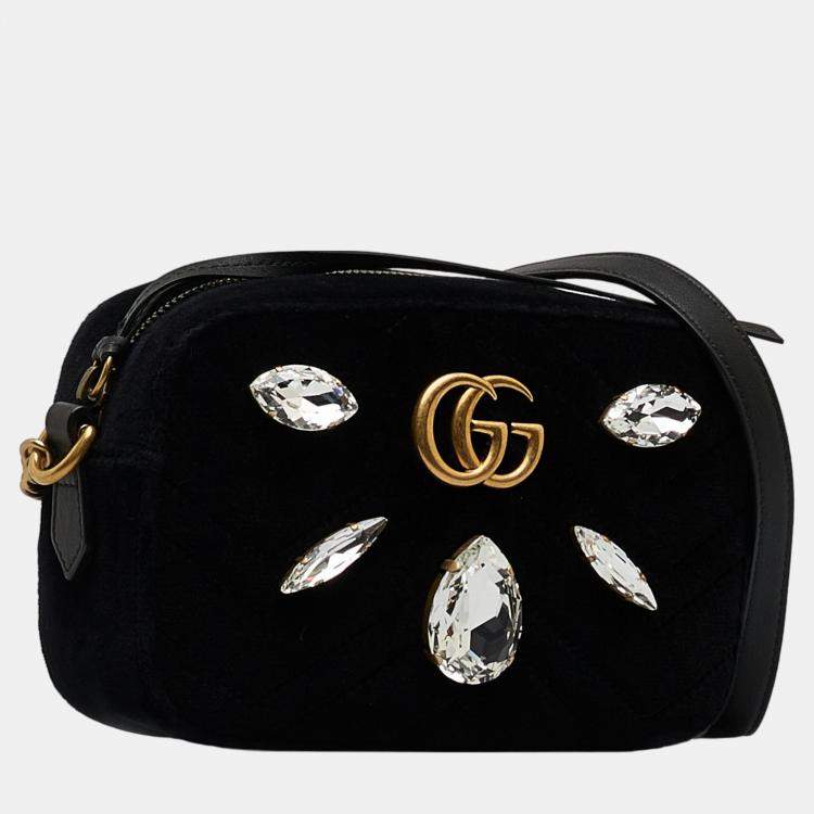 Gucci black clearance velvet crossbody