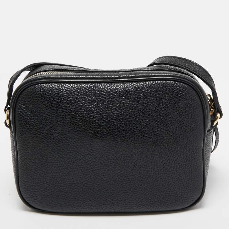 Pre Owned Gucci Black Leather Small Soho Disco Shoulder Bag