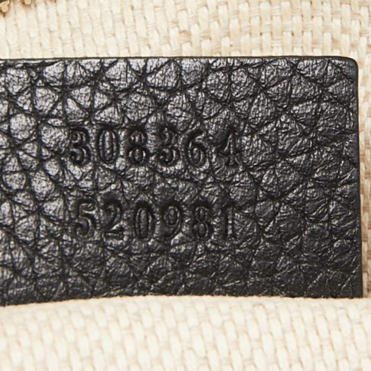 Pre Owned Gucci Black Leather Small Soho Disco Shoulder Bag