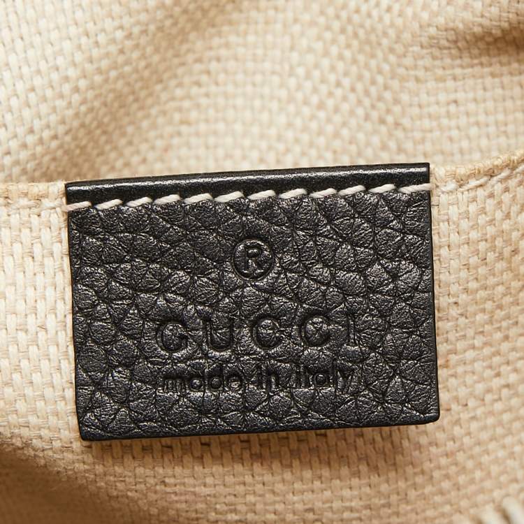 Pre Owned Gucci Black Leather Small Soho Disco Shoulder Bag