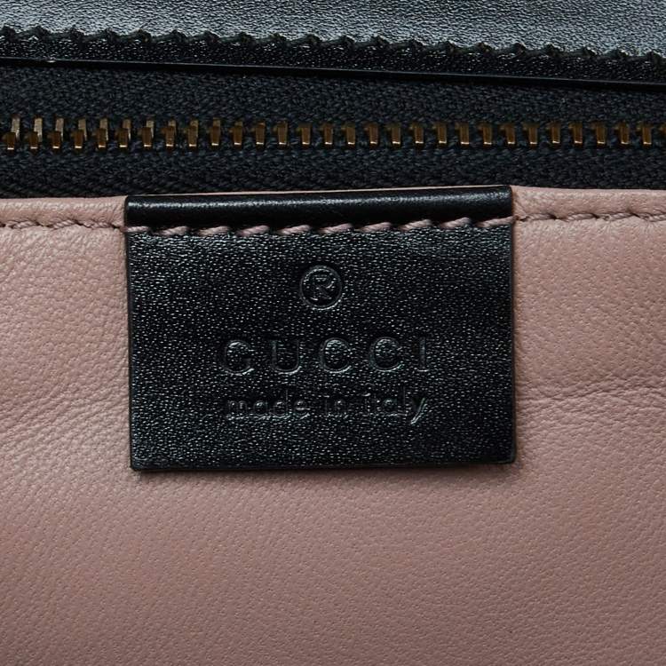 مملوكة مسبقًا Gucci Brown/Black Leopard Print Calfhair and Leather Lady Buckle Clutch
