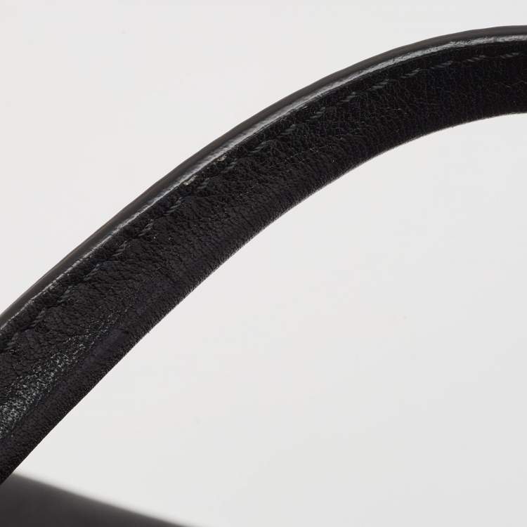 Pre Owned Gucci Black Leather XL Re(Belle) Weekender