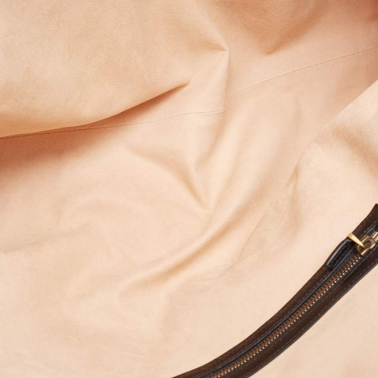 Pre Owned Gucci Black Leather XL Re(Belle) Weekender