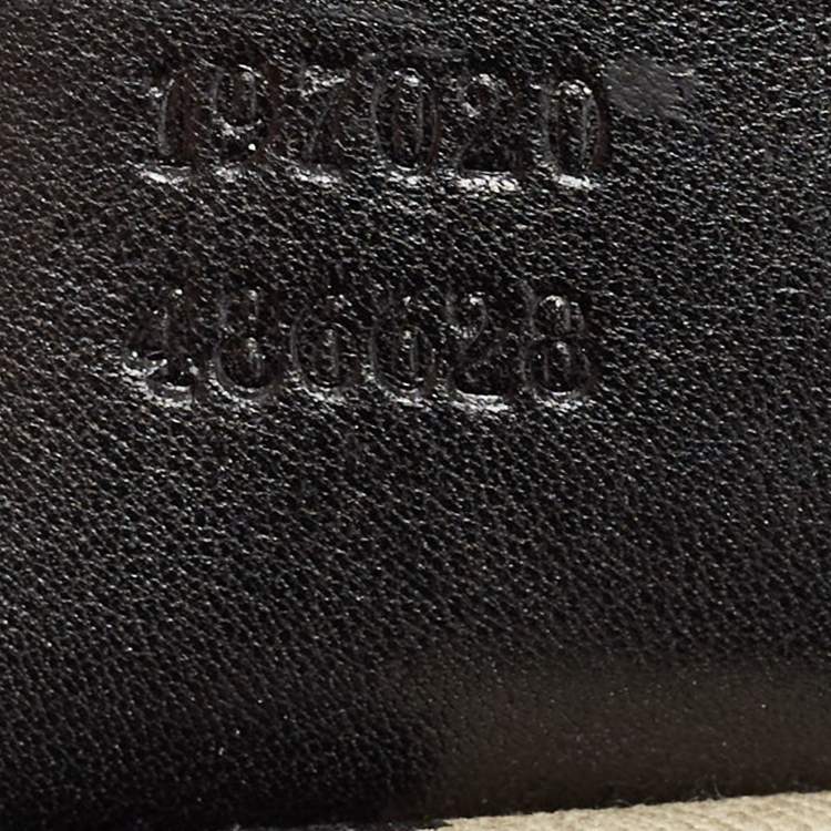 Pre Owned Gucci Black Guccissima Leather Hysteria Tote