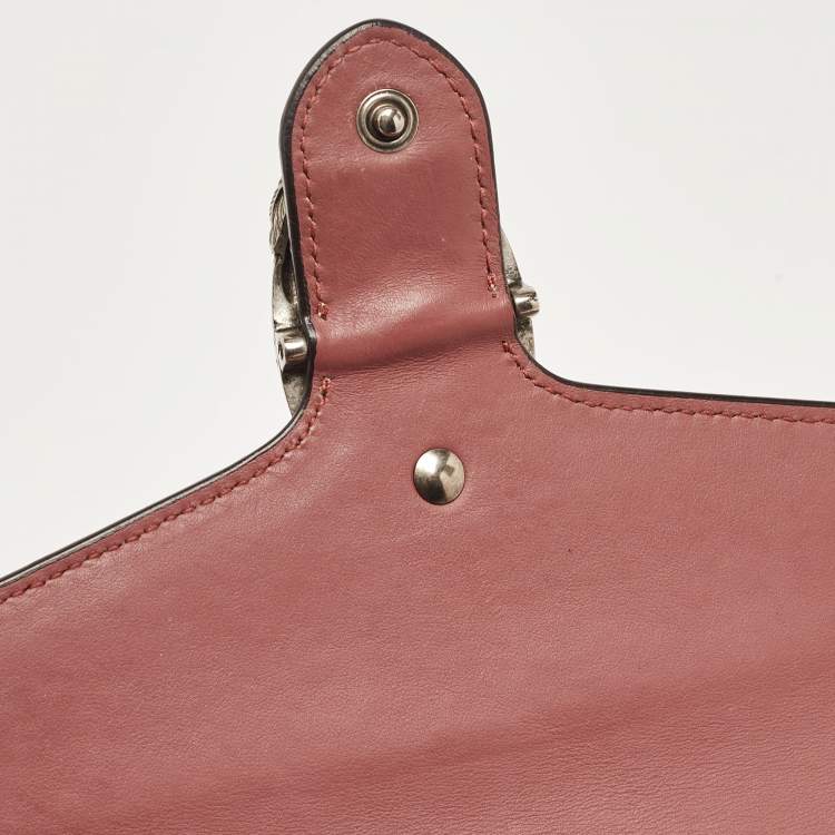 مملوكة مسبقًا Gucci Blue/Beige GG Blooms Supreme Canvas and Leather Dionysus Wallet On Chain