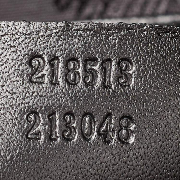 Pre Owned Gucci Black Leather Large Darwin Convertible Backpack