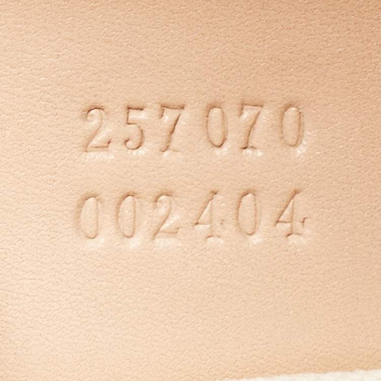 Pre Owned Gucci Beige/Metallic Pink GG Canvas and Leather Medium Lovely Hobo
