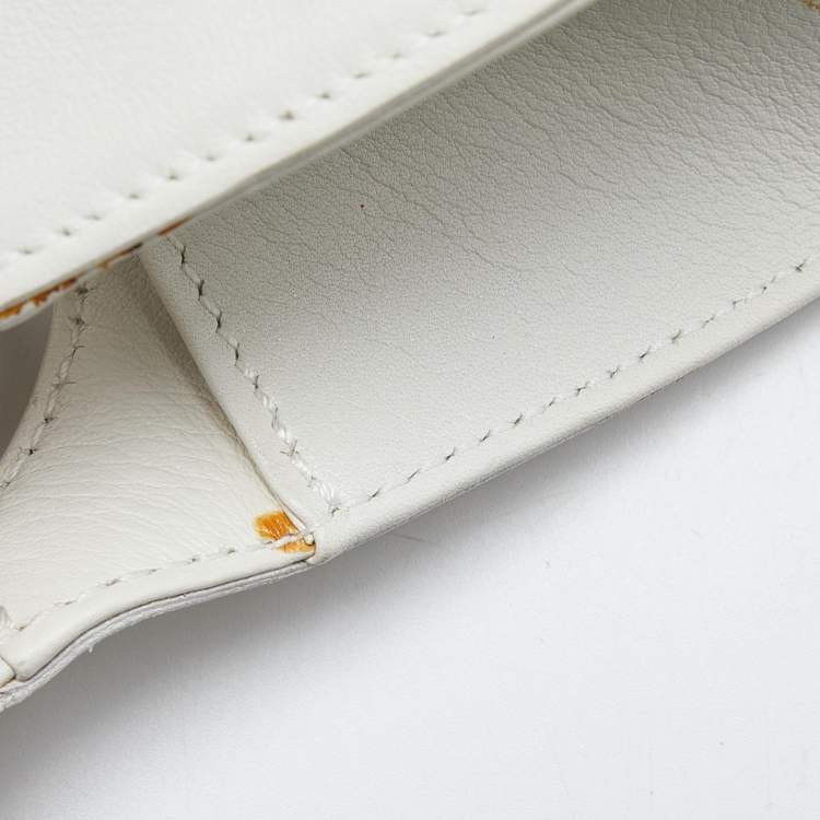 Pre Owned Gucci Off White Leather Hobo