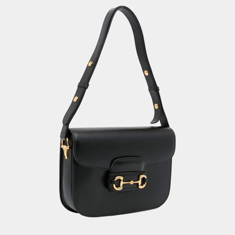 Gucci black horsebit bag hot sale