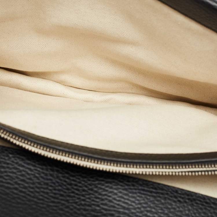 Pre Owned Gucci Black Leather Medium Dionysus Shoulder Bag