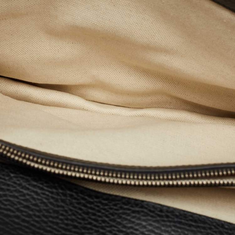Pre Owned Gucci Black Leather Medium Dionysus Shoulder Bag