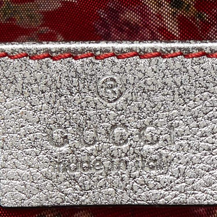 Pre Owned Gucci Silver Quilted Leather Small Trapuntata Shoulder Bag