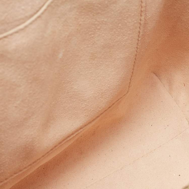 Pre Owned Gucci Beige/Brown GG Supreme Canvas and Leather Small Ophidia Tote