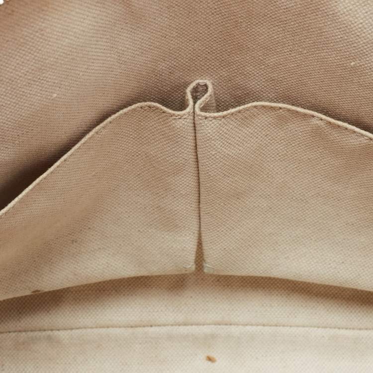 Pre Owned Gucci Brown/Beige GG Supreme Canvas and Leather Nice Dome Satchel