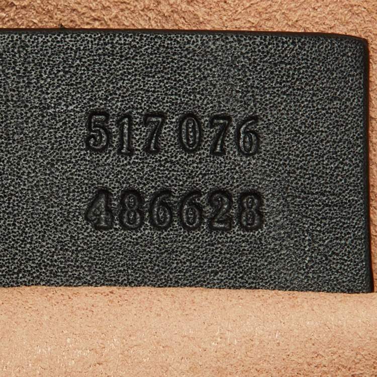 Pre Owned Gucci Brown/Black Suede and Patent Leather Ophidia Belt Bag 