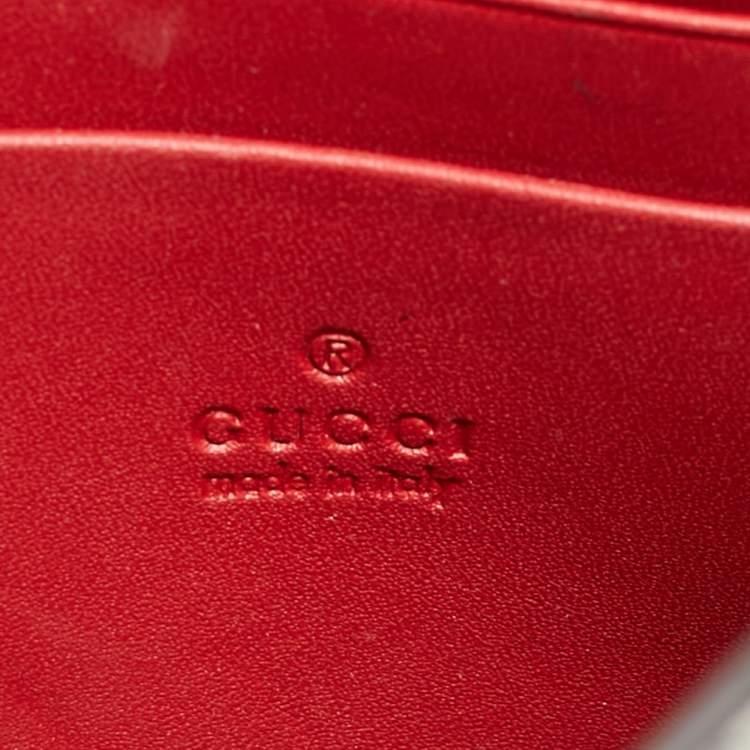 Pre Owned Gucci Beige GG Supreme Canvas Blooms Wallet On Chain