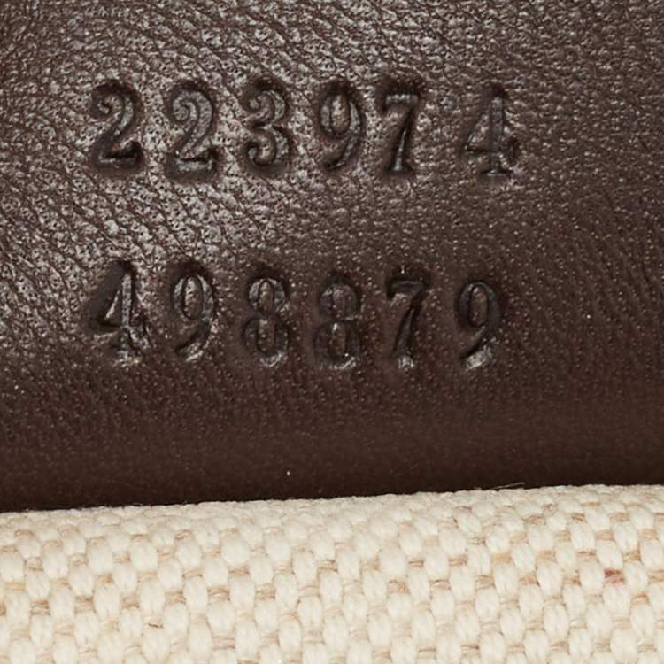 مملوكة مسبقًا Gucci Brown/Beige GG Canvas and Leather Sukey Boston Bag