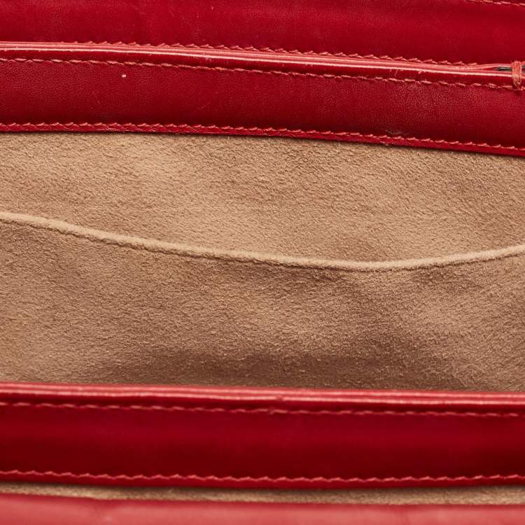 Pre Owned Gucci Multicolor Leather Small Queen Margaret Top Handle Bag