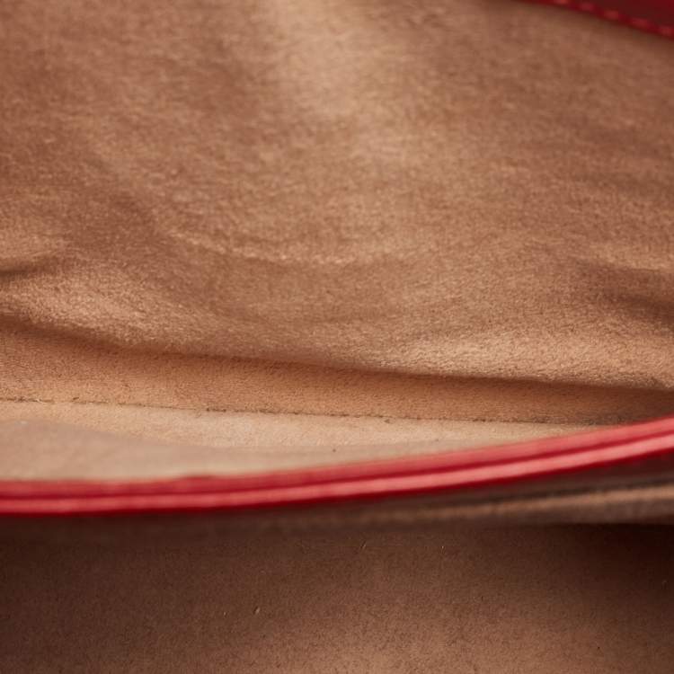 Pre Owned Gucci Multicolor Leather Small Queen Margaret Top Handle Bag