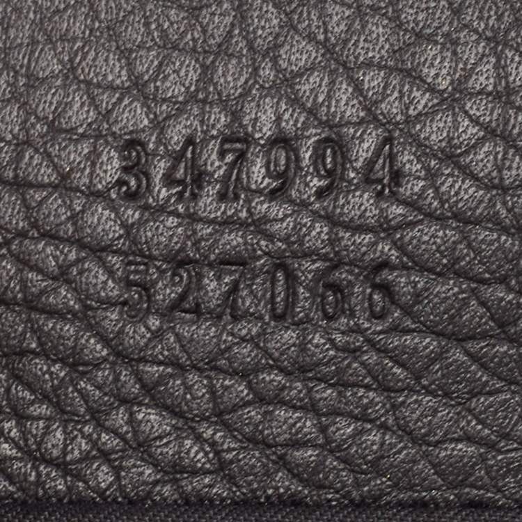 Pre Owned Gucci Black Leather Mini Soho Disco Shoulder Bag