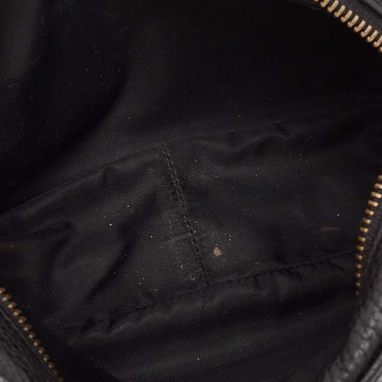 Pre Owned Gucci Black Leather Mini Soho Disco Shoulder Bag