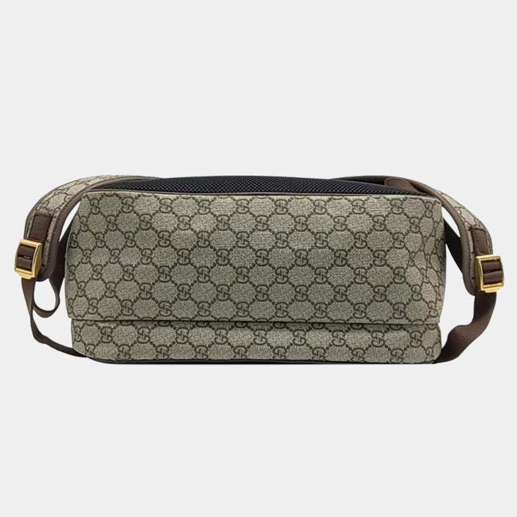 Pre Owned Gucci Ophidia GG Supreme Backpack Medium (547967)