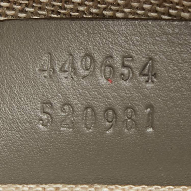مملوكة مسبقًا Gucci Grey Microguccissima Leather Mini Nice Dome Bag