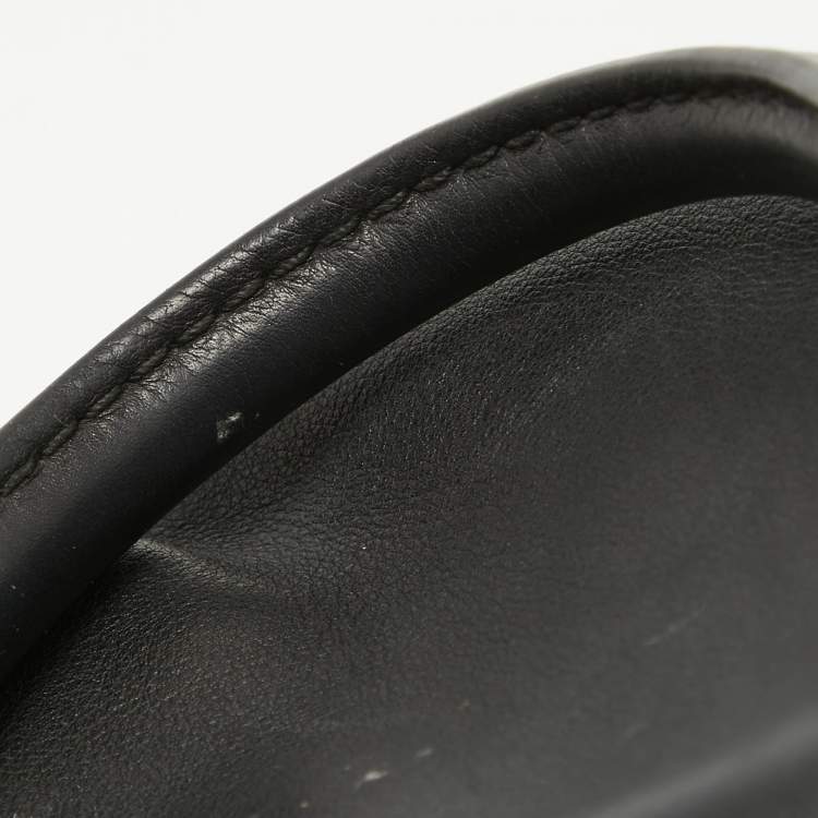Pre Owned Gucci Black Guccissima Leather Medium Joy Boston Bag
