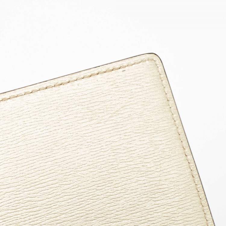 Pre Owned Gucci Multicolor GG Blooms Leather Flap Wallet on Chain 