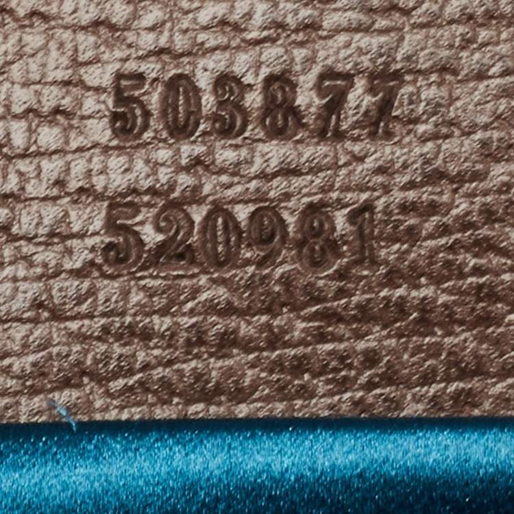 Pre Owned Gucci Brown/Beige GG Supreme Canvas Small Ophidia Shoulder Bag