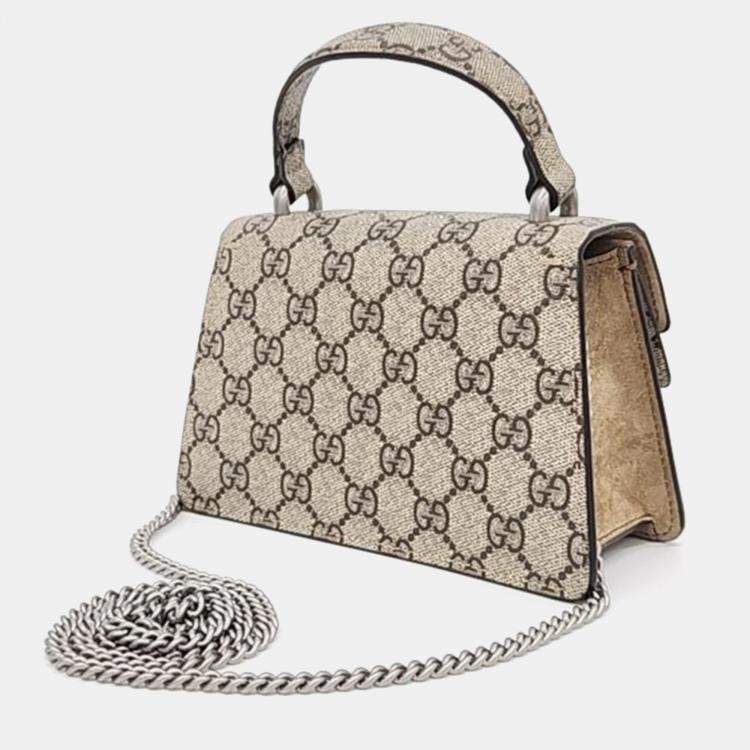 Gucci supreme top handle bag best sale