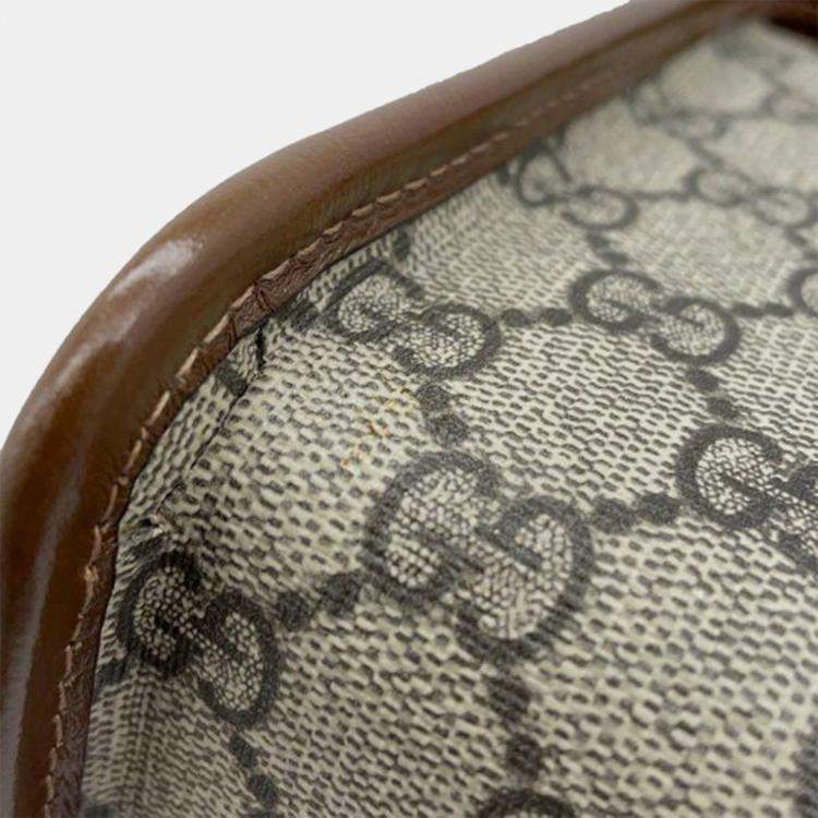 مملوكة مسبقًا Gucci Small GG Supreme Horsebit 1955 Top Handle