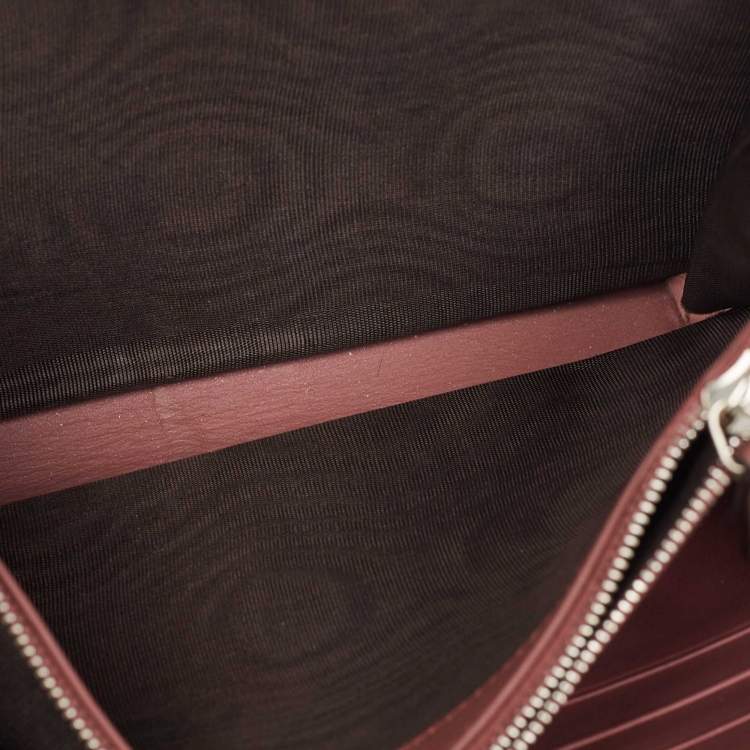 Pre Owned Gucci Beige GG Supreme Canvas Blooms Dionysus Wallet On Chain