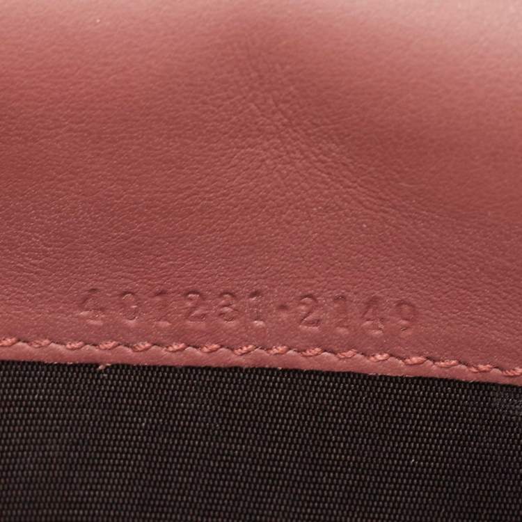 Pre Owned Gucci Beige GG Supreme Canvas Blooms Dionysus Wallet On Chain