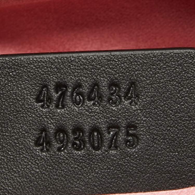 Pre Owned Gucci Black Matelassé Velvet Star Crystal GG Marmont Belt Bag