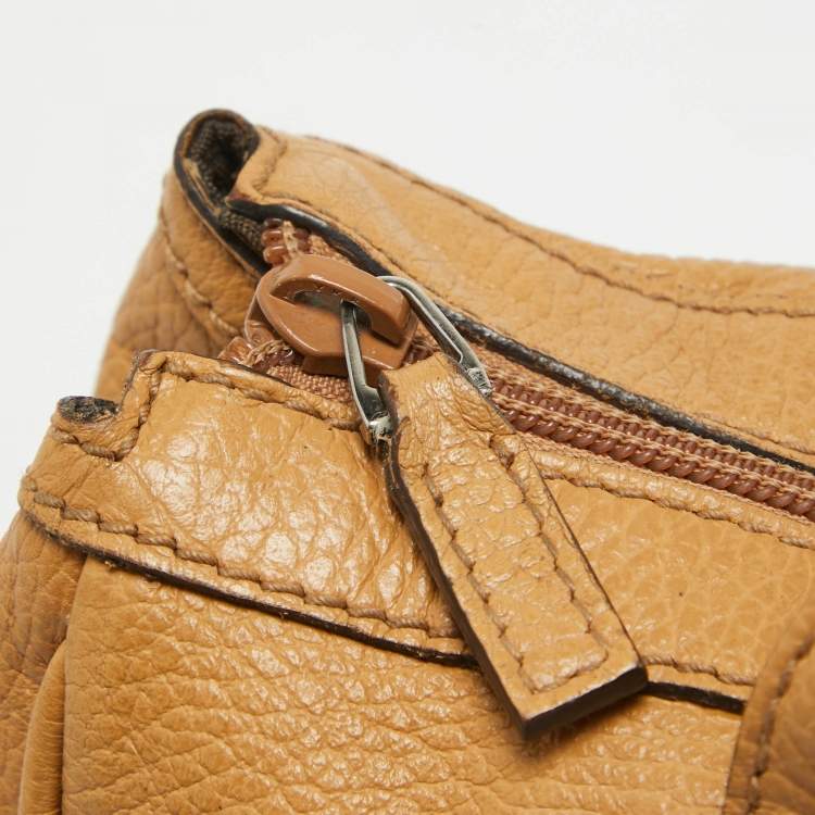 Pre Owned Gucci Beige Leather Princy Shopper Tote