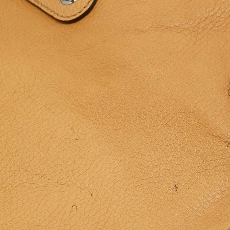 Pre Owned Gucci Beige Leather Princy Shopper Tote