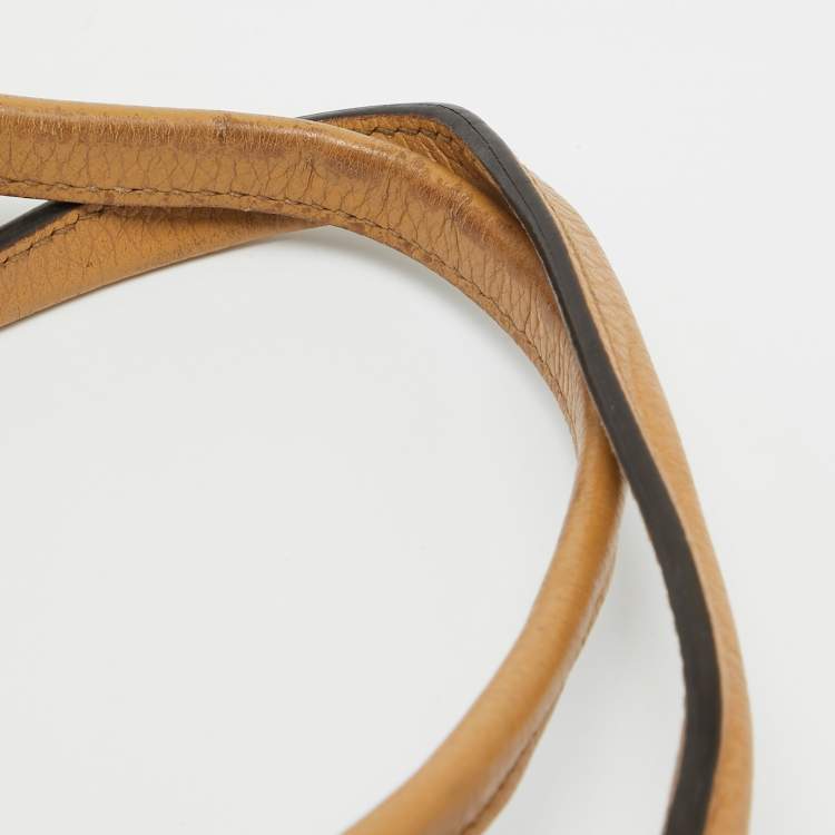 Pre Owned Gucci Beige Leather Princy Shopper Tote