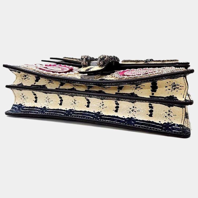 Pre Owned Gucci Dionysus Python Chain Shoulder Bag (400235)