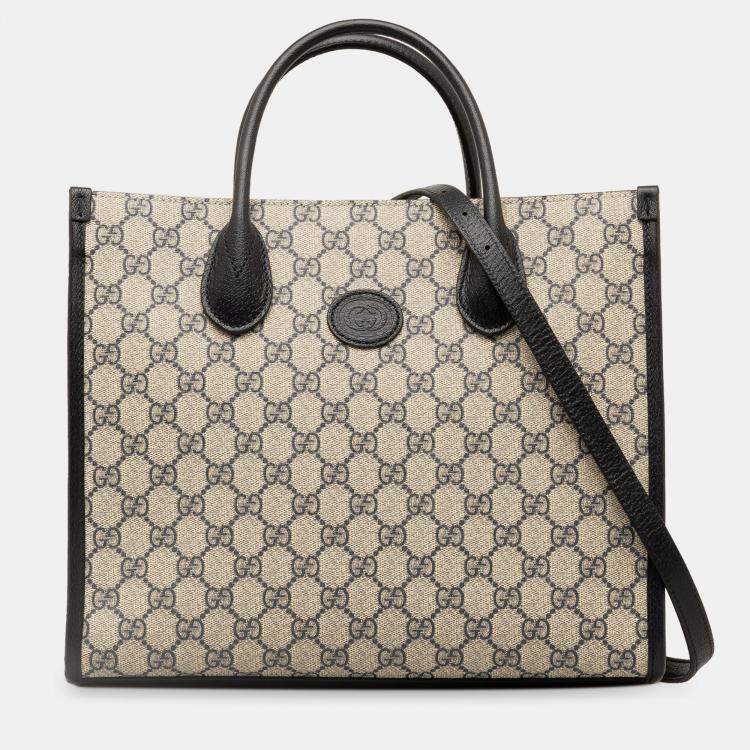 Gucci small gg supreme tote best sale