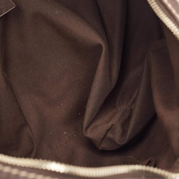 Pre Owned Gucci Beige/Ebony GG Canvas and Leather Royal Hobo