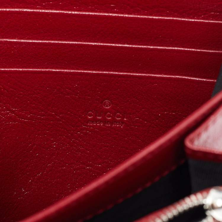 Pre Owned Gucci Tri Color GG Tweed and Leather Dionysus Wallet On Chain