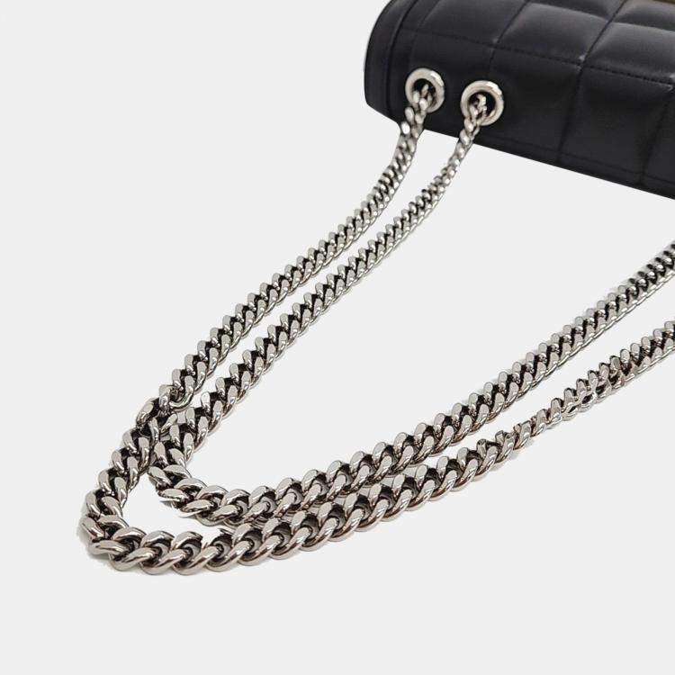 Pre Owned Gucci Black Leather Small Shoulder Bag