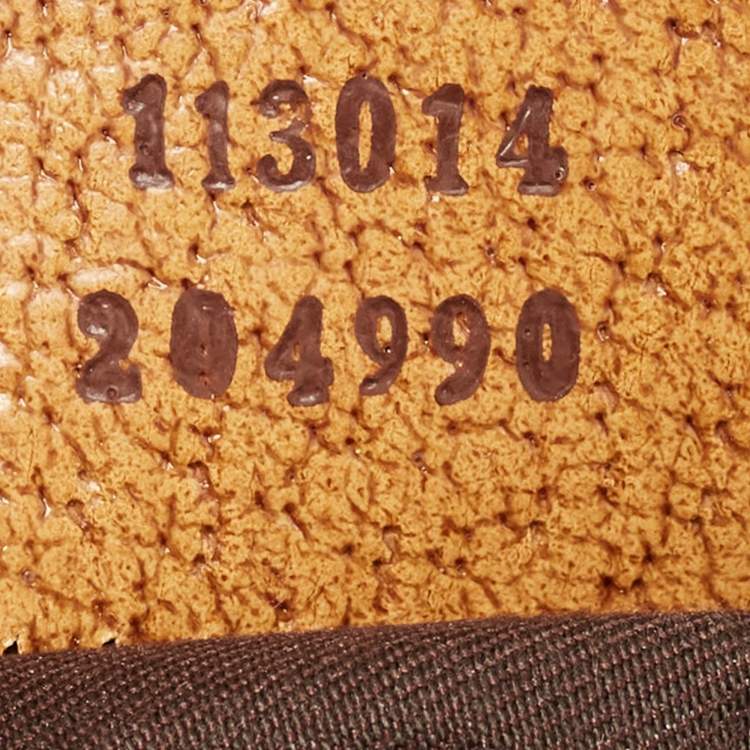 Pre Owned Gucci Beige/Brown GG Canvas and Leather Flap Top Handle Bag