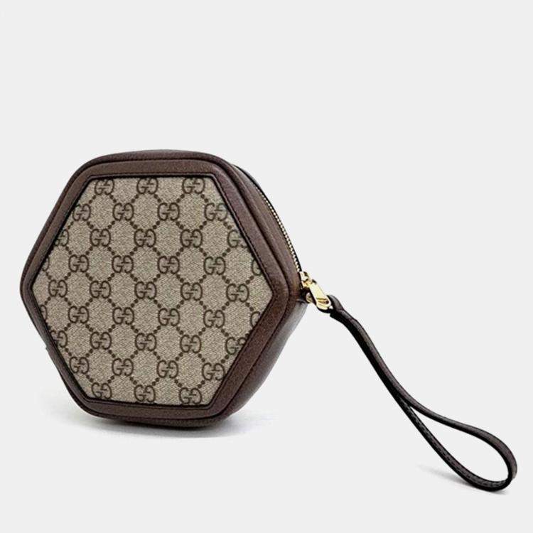 Gucci Multicolor Canvas Ophidia GG Supreme Pouch Bag Gucci TLC