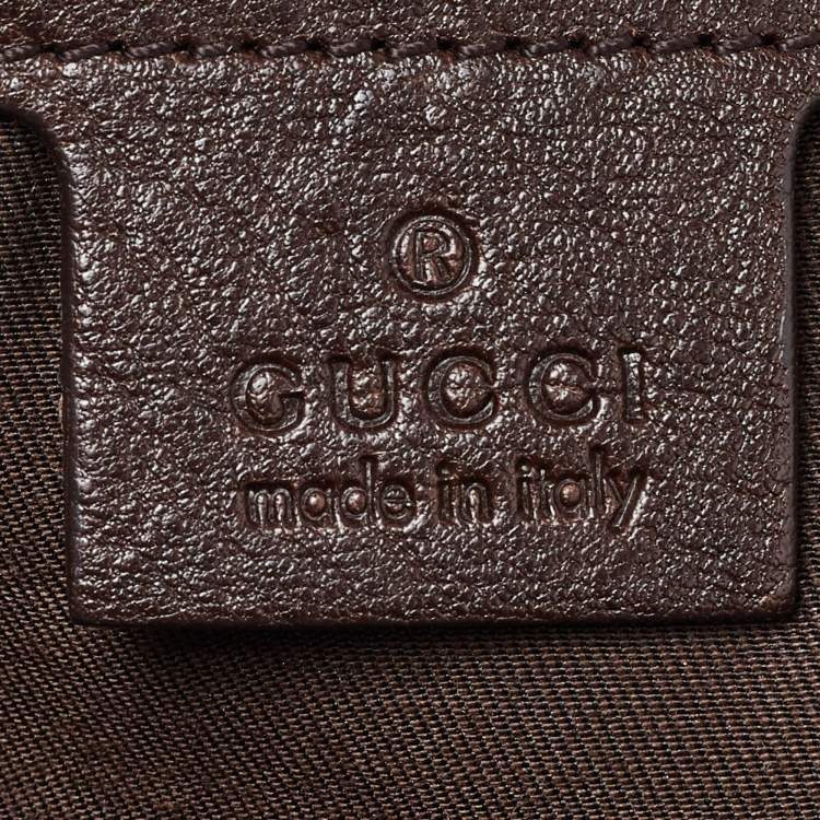 مملوكة مسبقًا Gucci Beige/Brown GG Canvas and Leather Charlotte Hobo